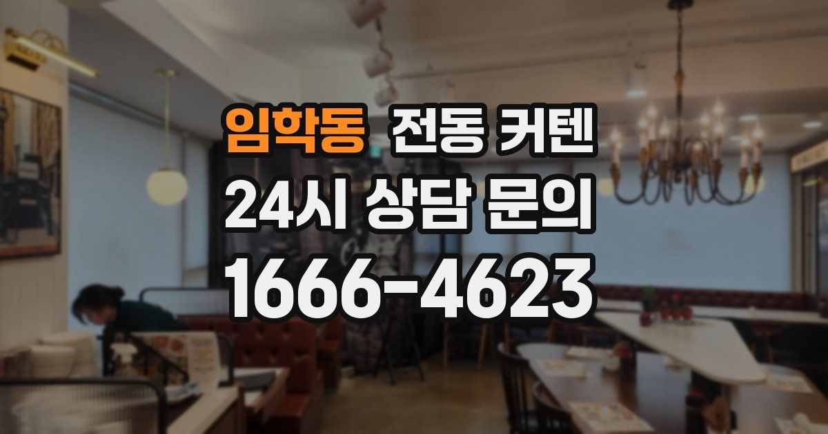 임학동 전동 커텐