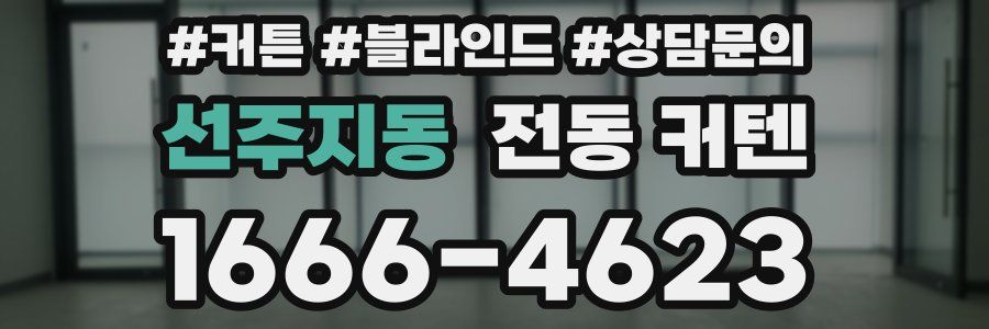 선주지동 전동 커텐