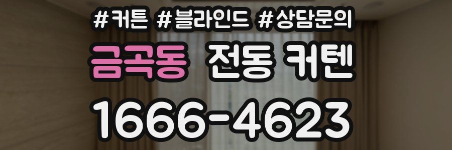 금곡동 전동 커텐