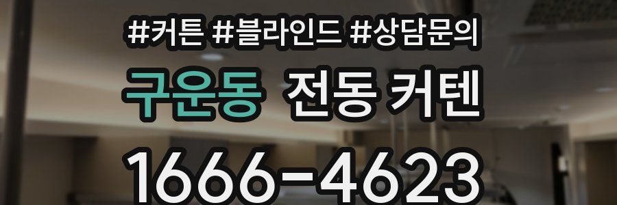 구운동 전동 커텐
