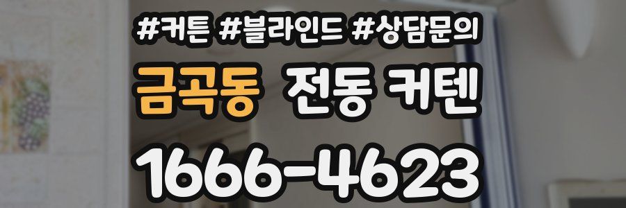 금곡동 전동 커텐