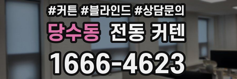 당수동 전동 커텐