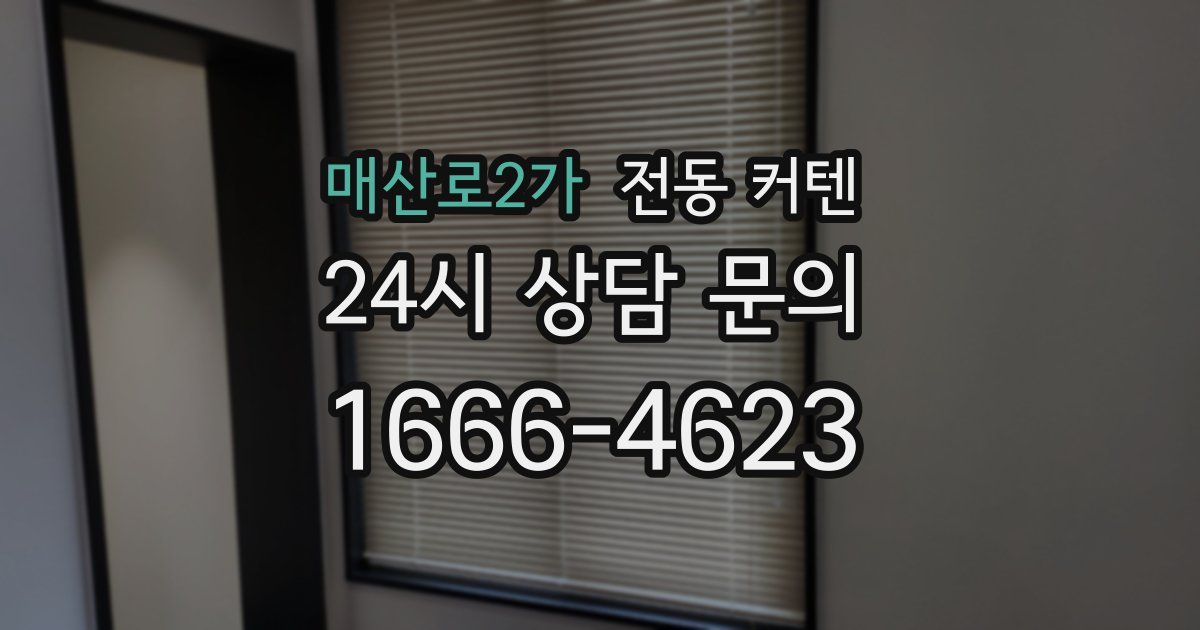 매산로2가 전동 커텐