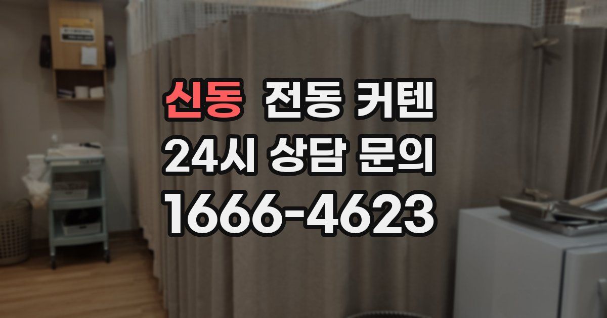 신동 전동 커텐