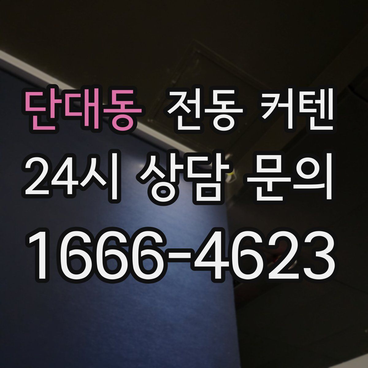 단대동 전동 커텐