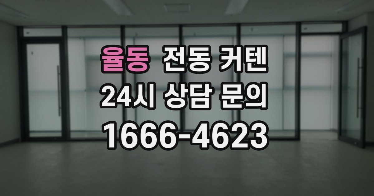 율동 전동 커텐