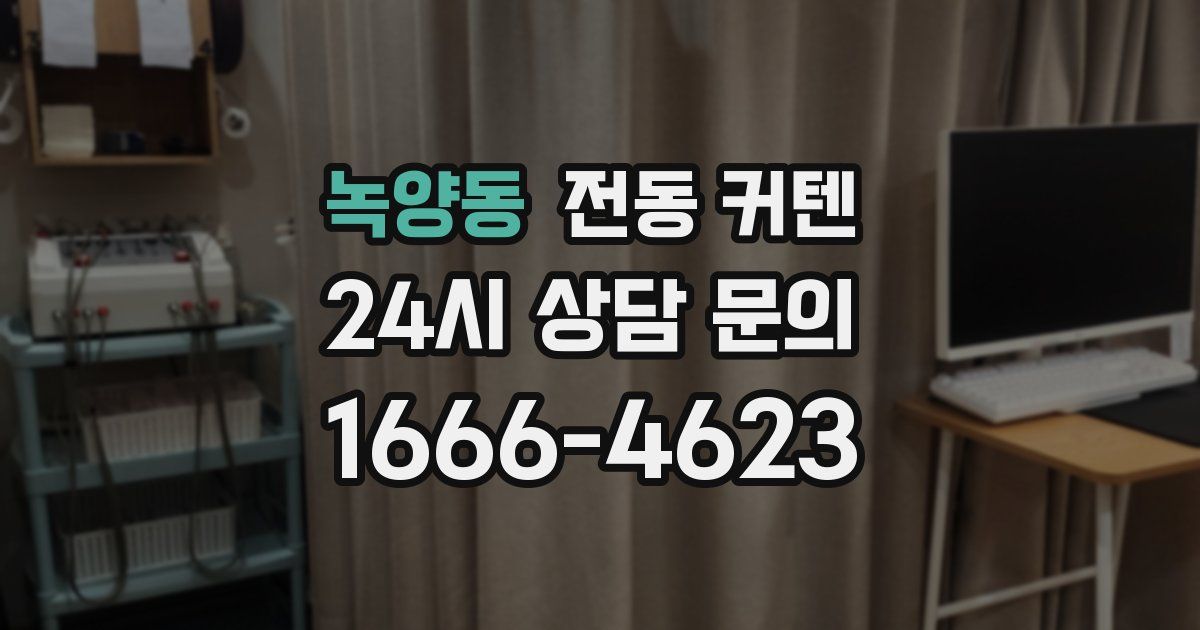 녹양동 전동 커텐