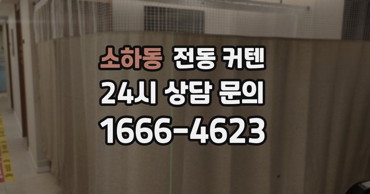 소하동 전동 커텐