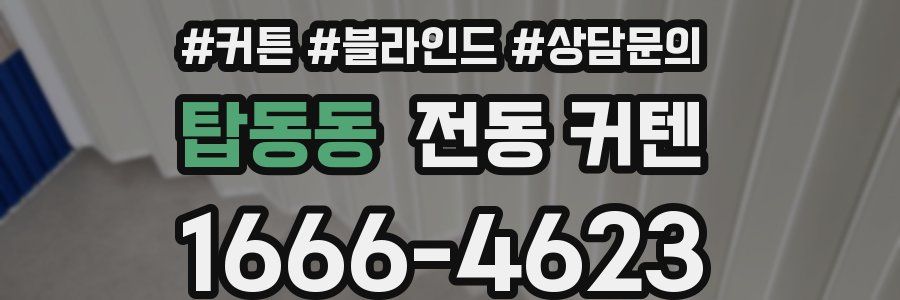탑동동 전동 커텐