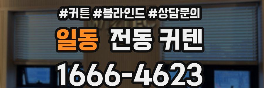 일동 전동 커텐