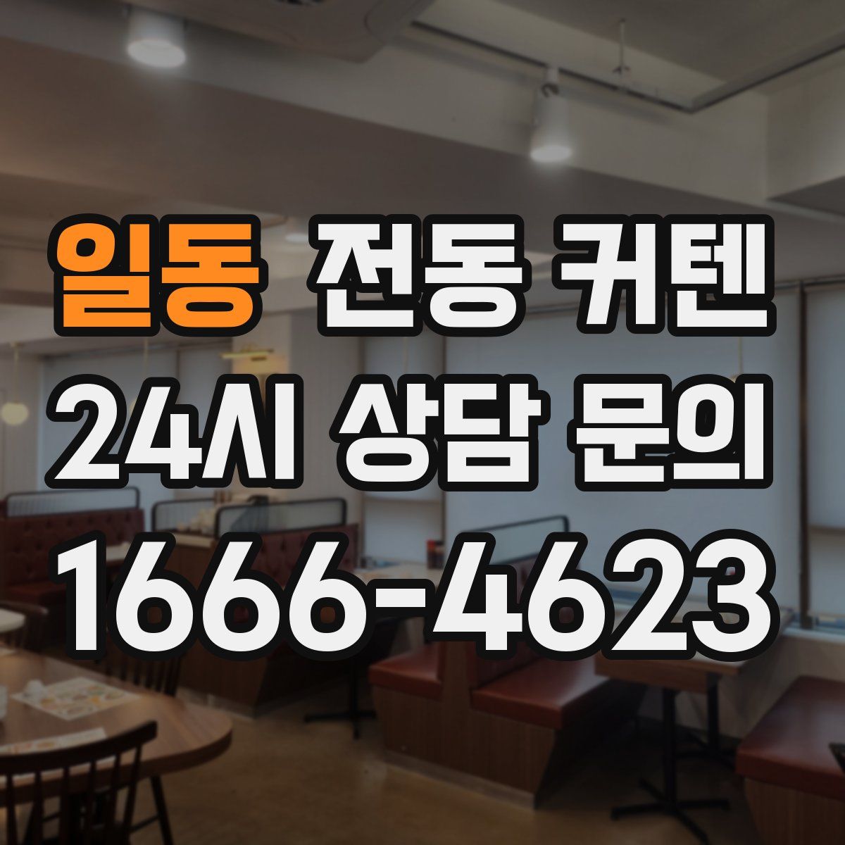 일동 전동 커텐