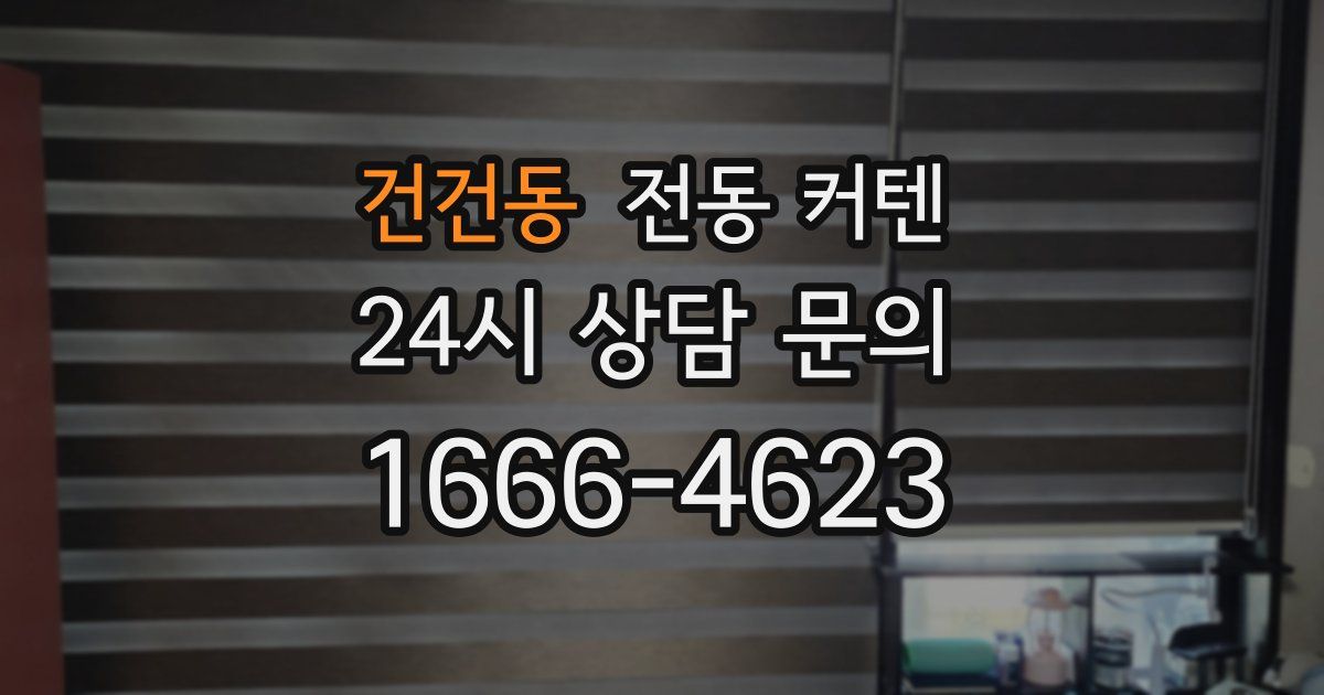 건건동 전동 커텐