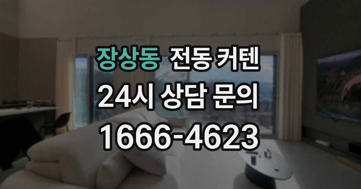 장상동 전동 커텐