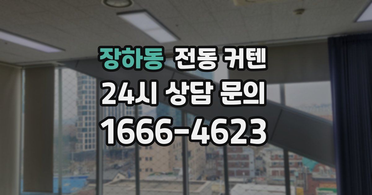 장하동 전동 커텐