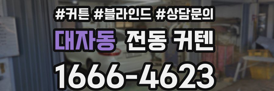 대자동 전동 커텐