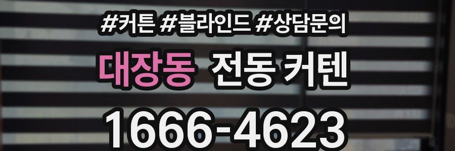 대장동 전동 커텐