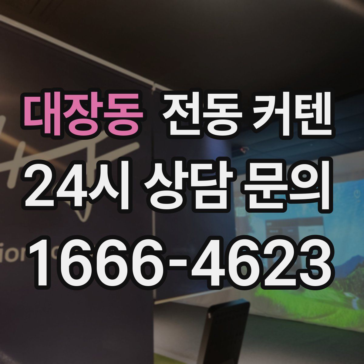 대장동 전동 커텐