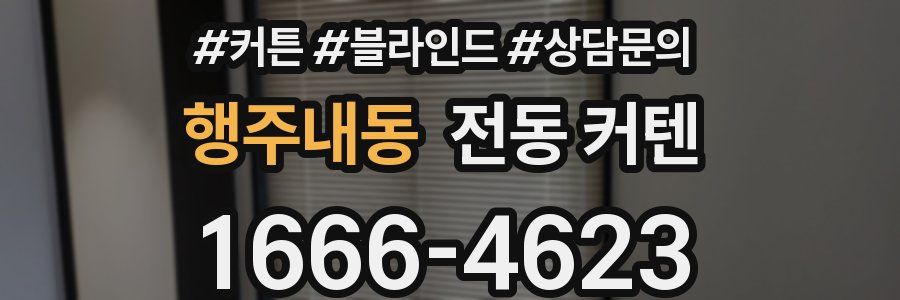 행주내동 전동 커텐