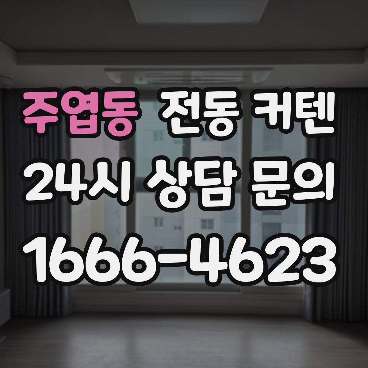 주엽동 전동 커텐