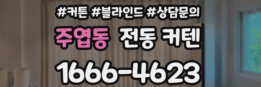 주엽동 전동 커텐