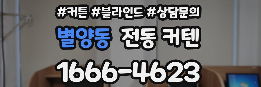 별양동 전동 커텐