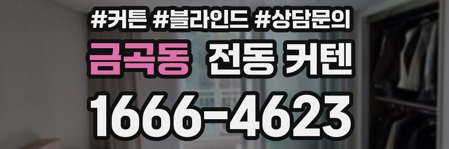 금곡동 전동 커텐