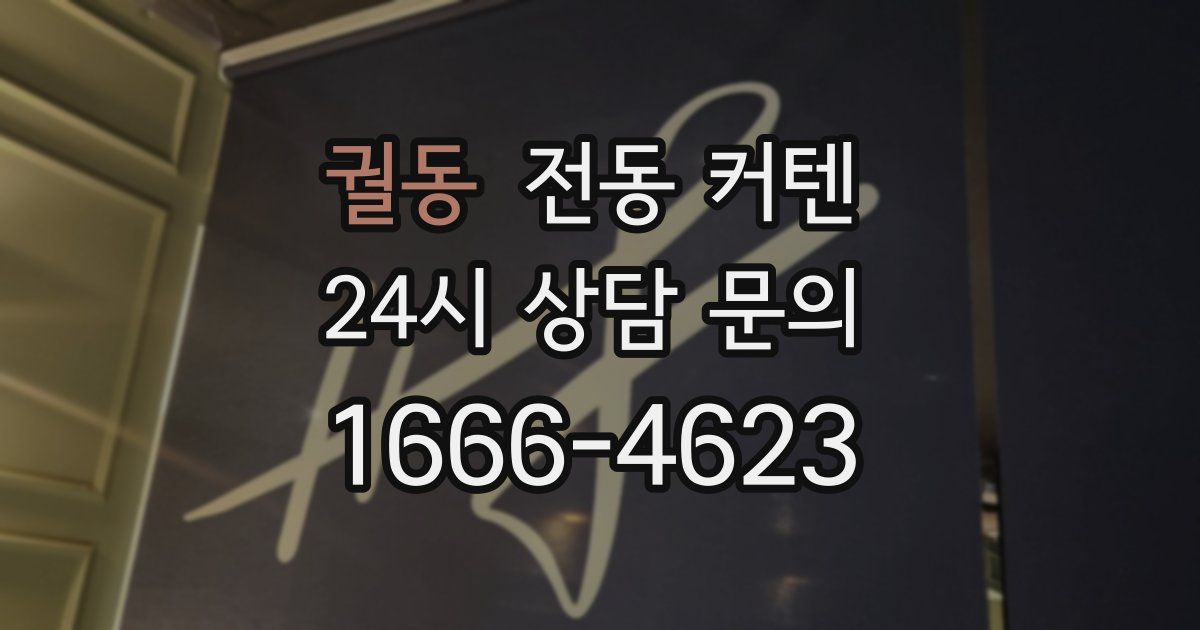 궐동 전동 커텐