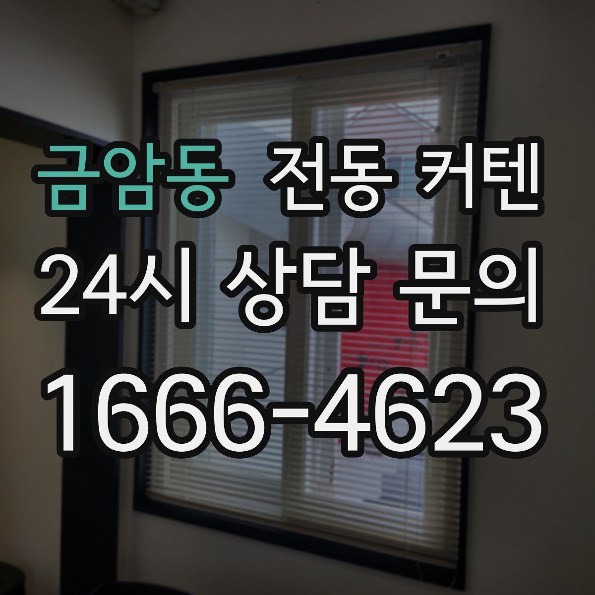 금암동 전동 커텐
