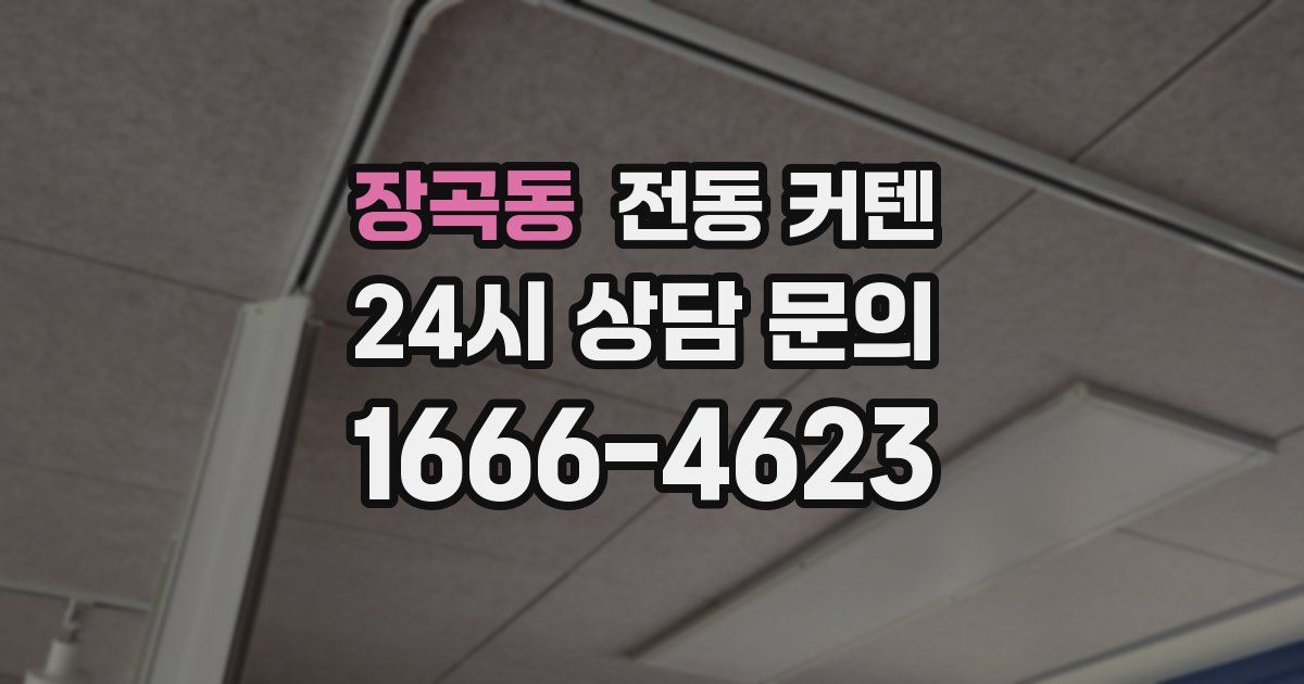 장곡동 전동 커텐