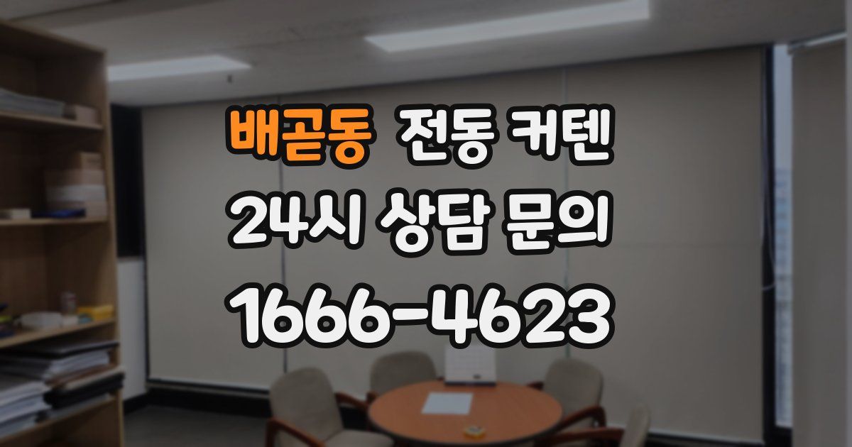 배곧동 전동 커텐