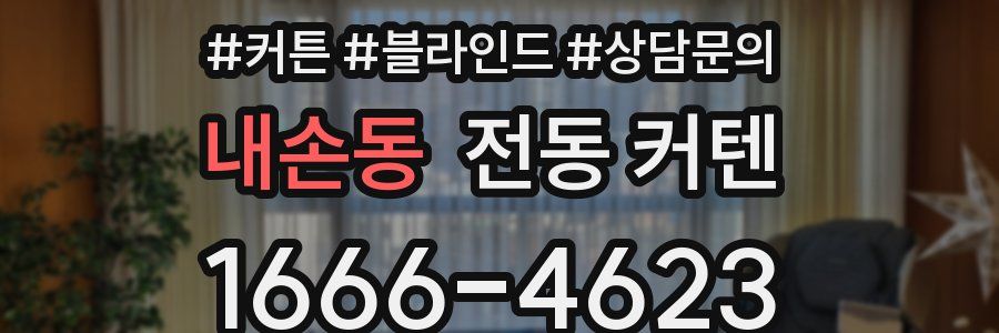 내손동 전동 커텐