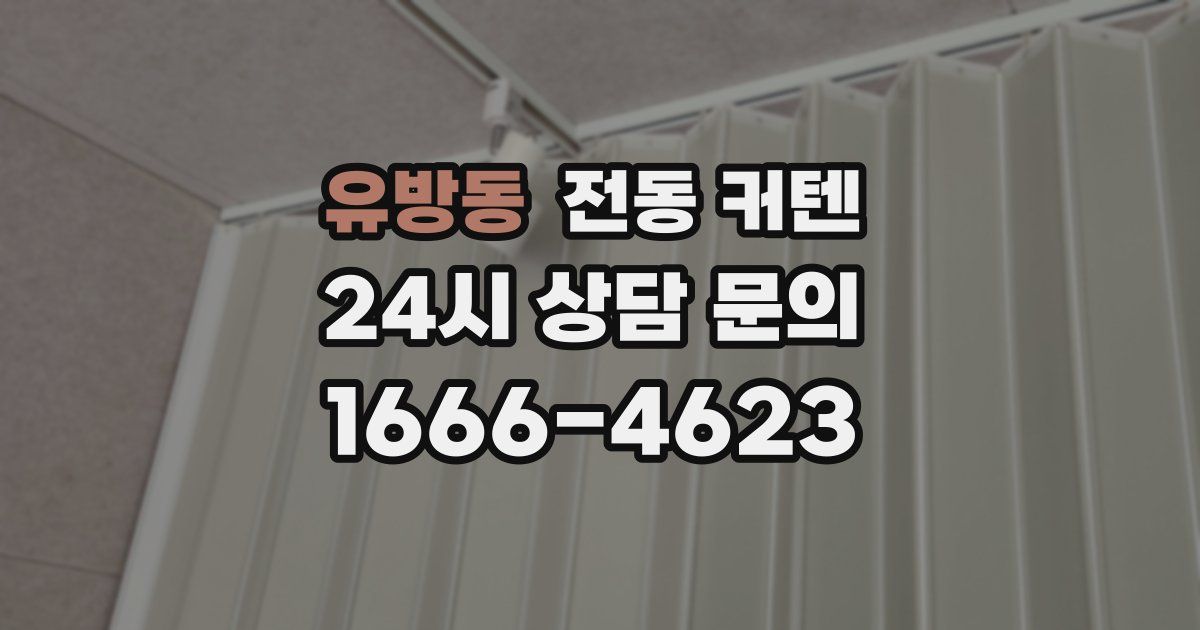 유방동 전동 커텐