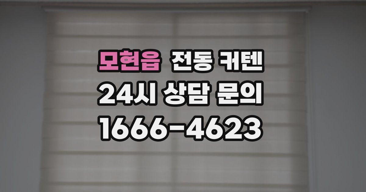 모현읍 전동 커텐