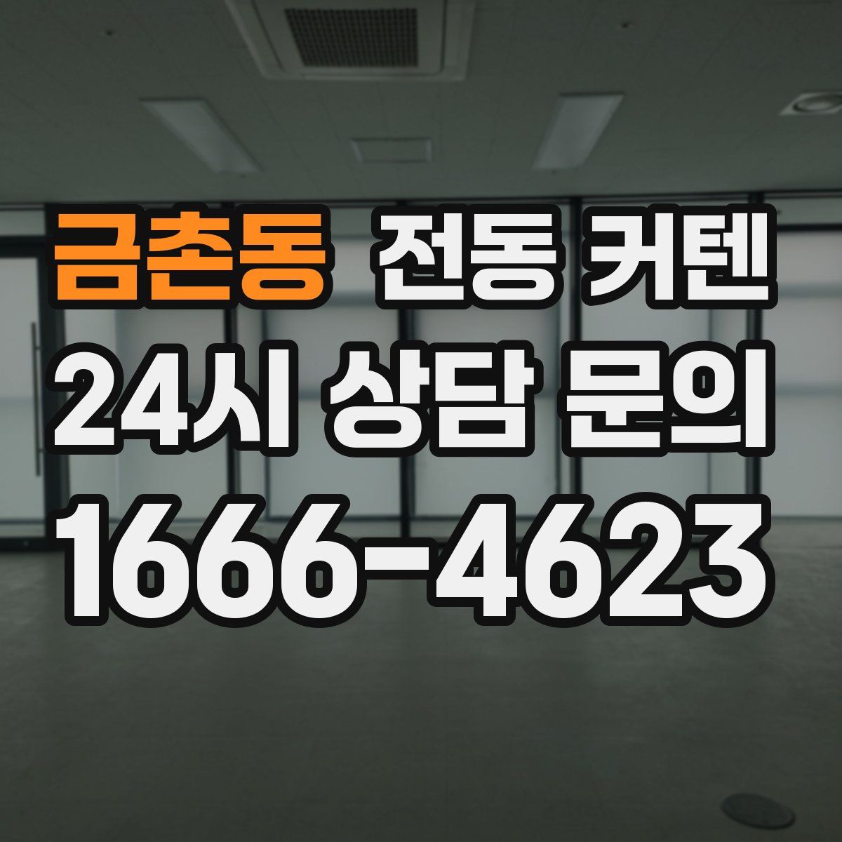 금촌동 전동 커텐