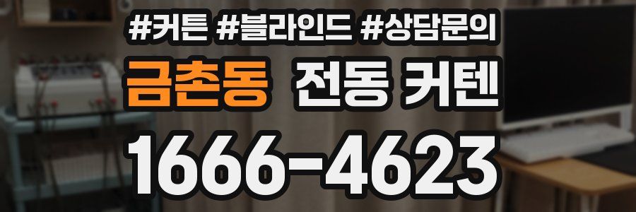 금촌동 전동 커텐