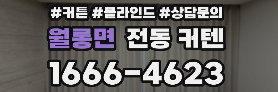 월롱면 전동 커텐
