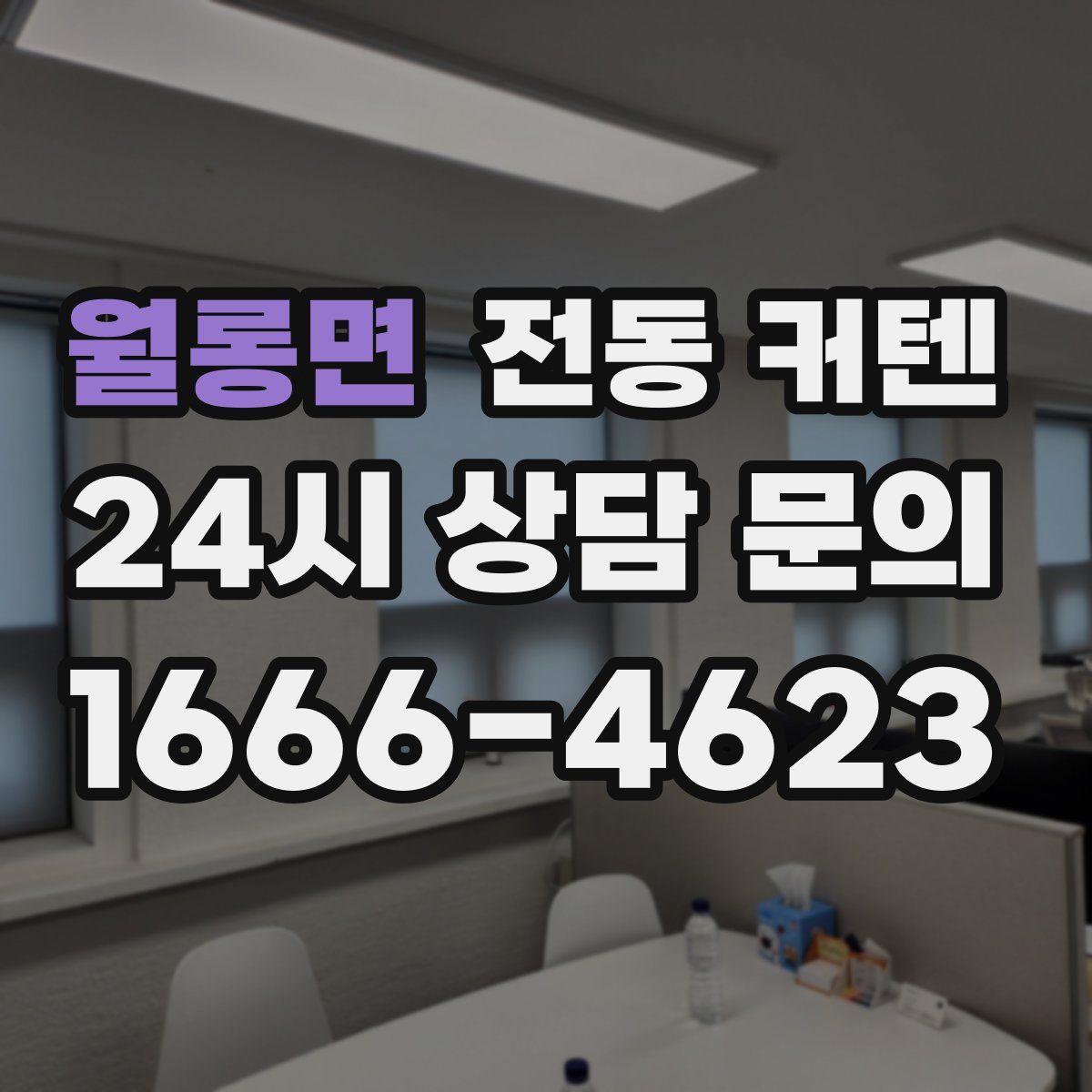 월롱면 전동 커텐