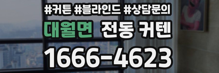 대월면 전동 커텐