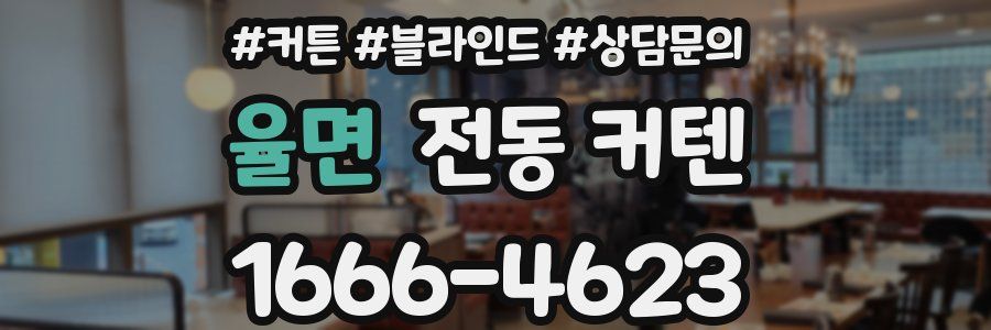 율면 전동 커텐