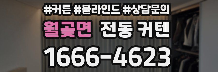 월곶면 전동 커텐