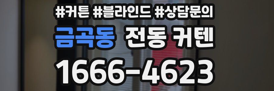 금곡동 전동 커텐