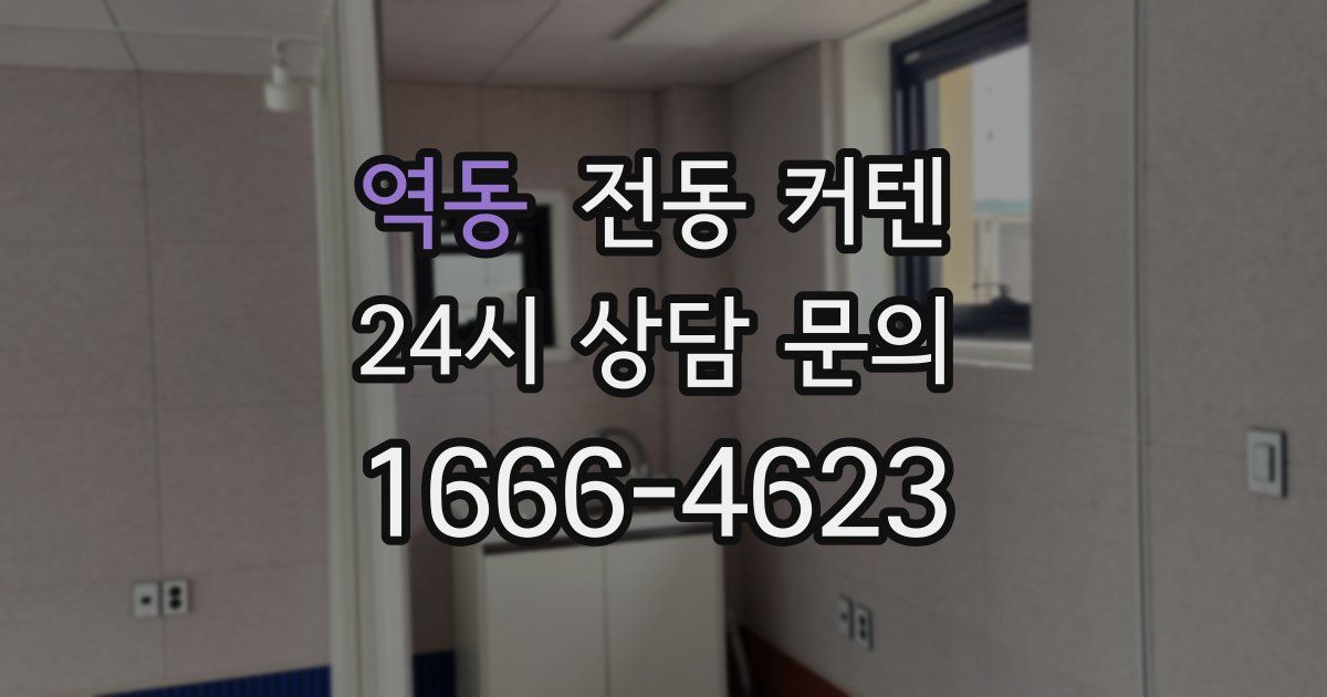 역동 전동 커텐