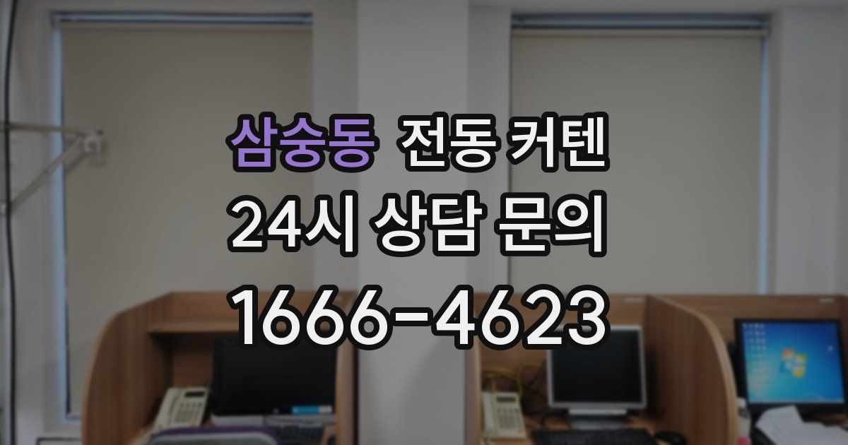 삼숭동 전동 커텐