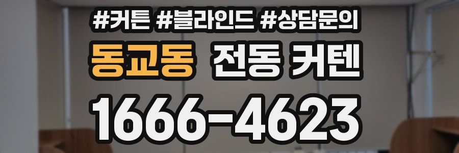 동교동 전동 커텐