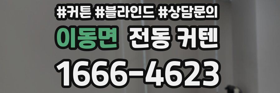 이동면 전동 커텐