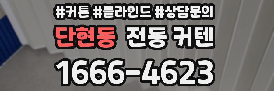 단현동 전동 커텐