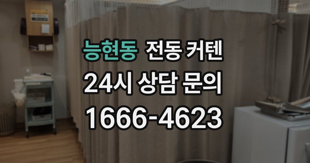 능현동 전동 커텐