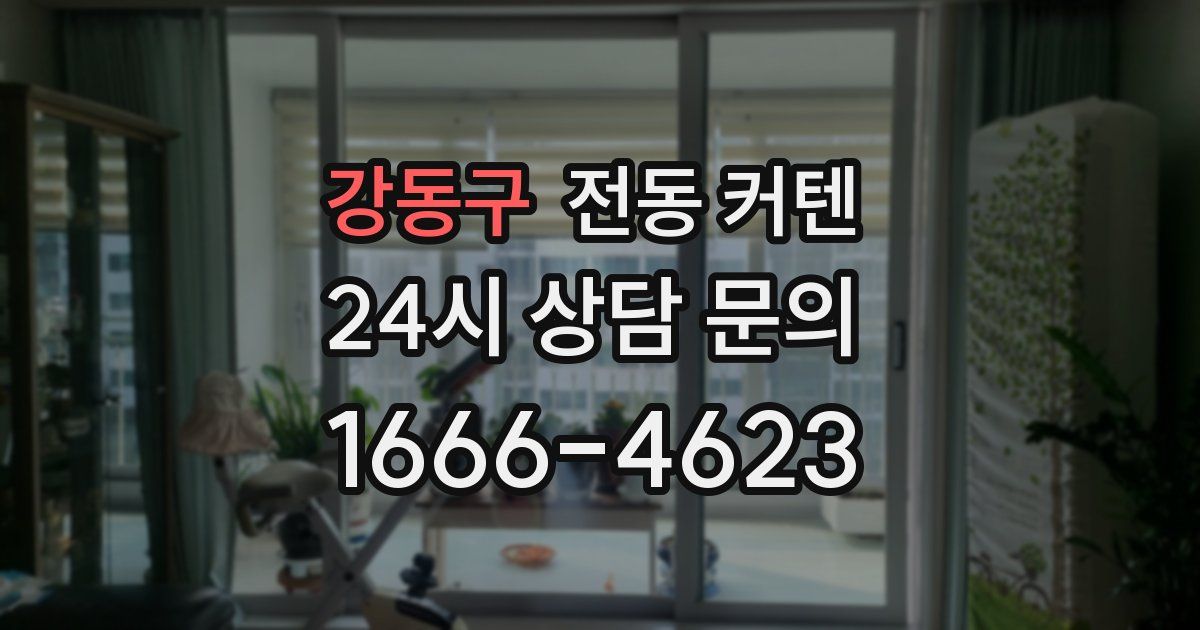 강동구 전동 커텐