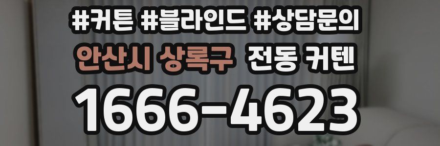 안산시 상록구 전동 커텐