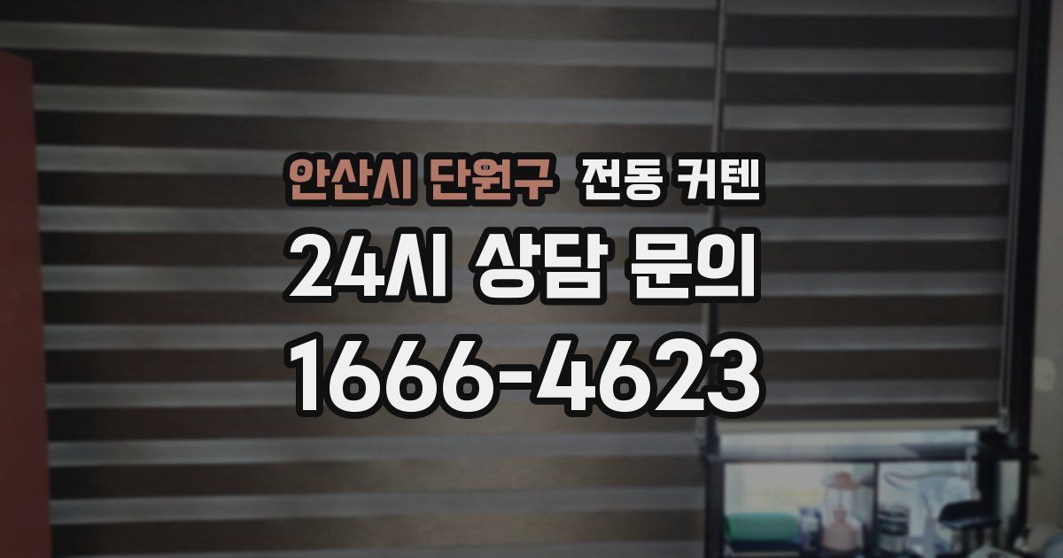 안산시 단원구 전동 커텐